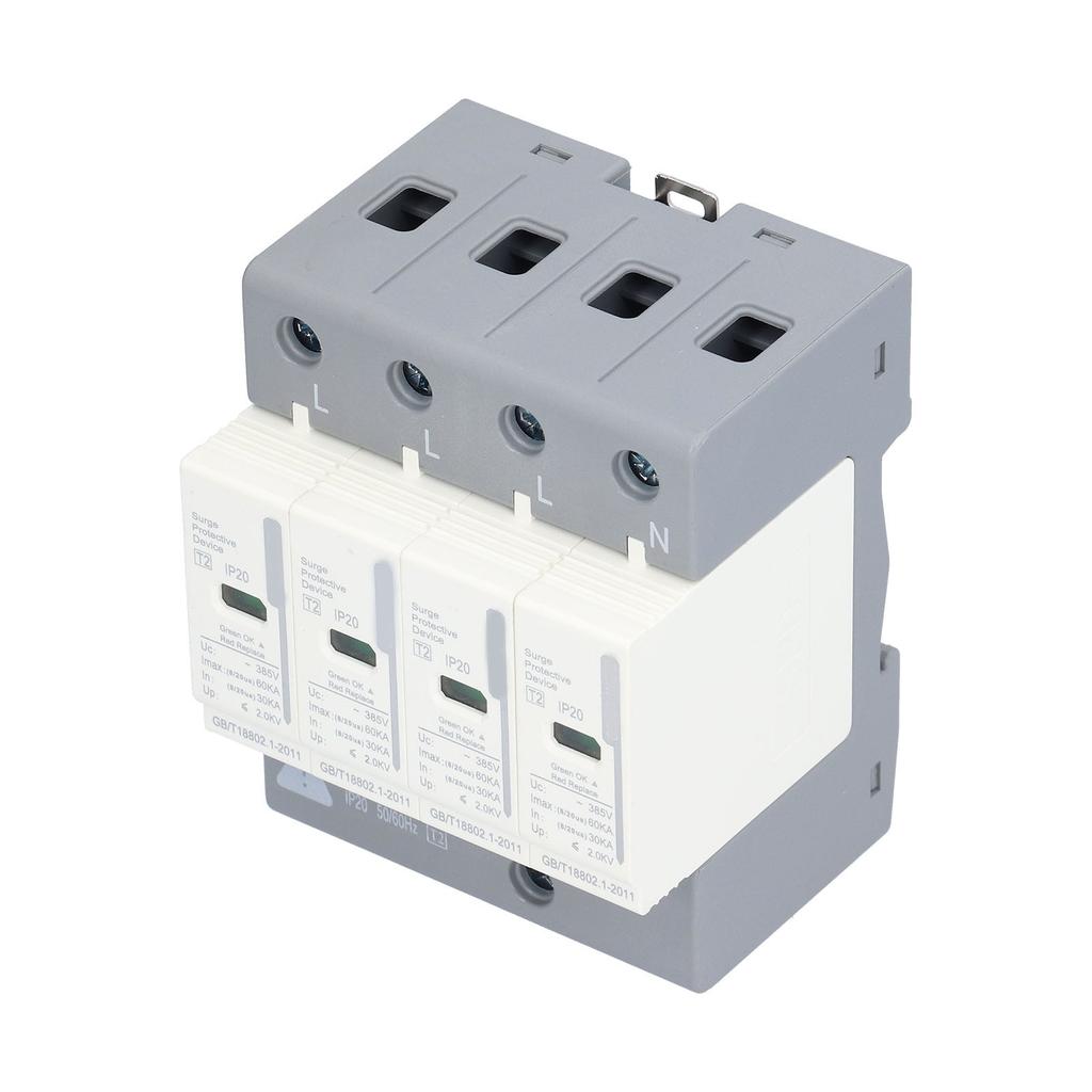 BERM Surge Protective Device Arrester SPD Electric Circuit Protector 220V 380V 4P60KA