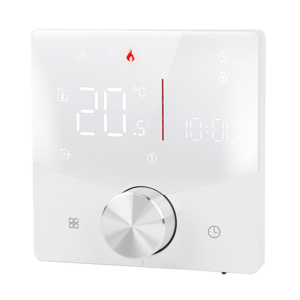 Умный термостат с голосовым управлением, приложением 5+1+1, программируемый на 6 дней и периодов, WiFi-термостат для электричества