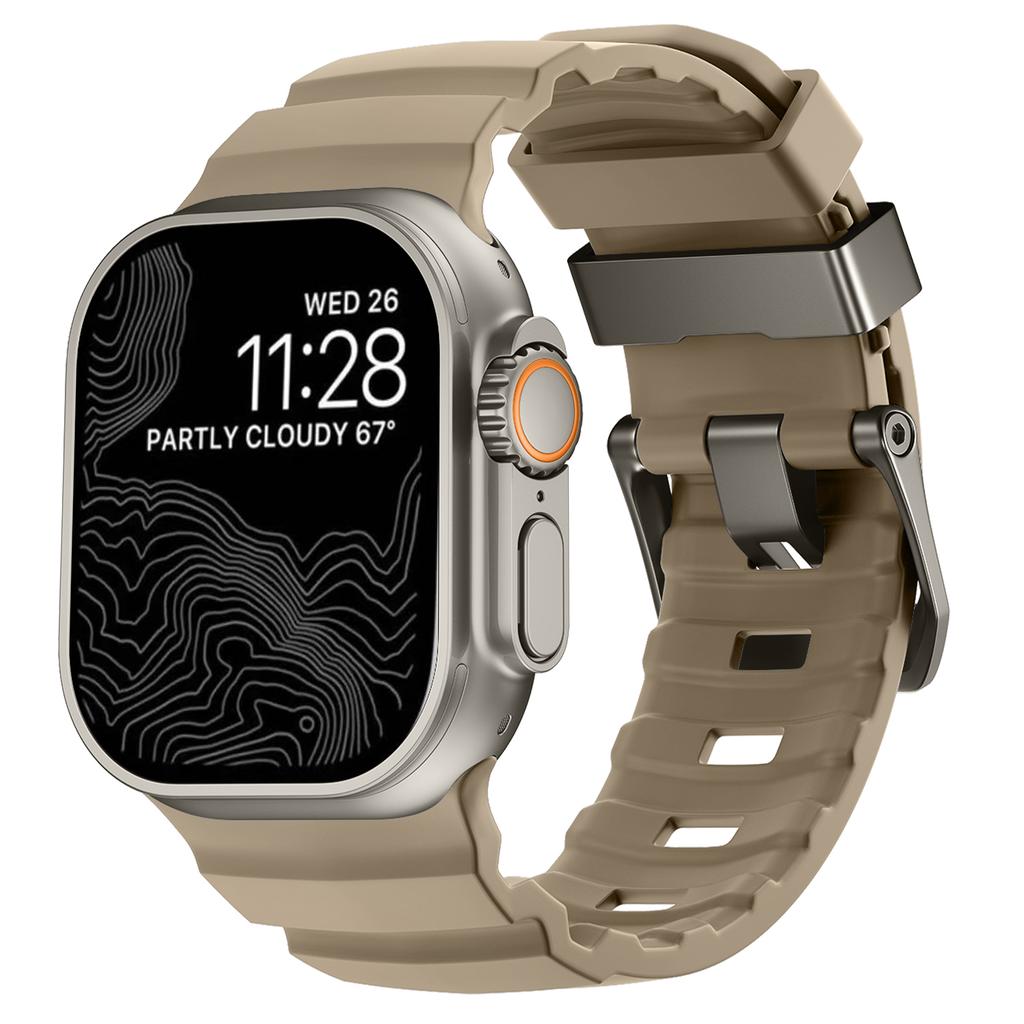 Силиконовый ремешок Trail для Apple Watch Band 49 мм 46 мм 45 мм 44 мм Спортивный браслет Наручный ремешок для iwatch Серии Ultra 3 2/10 9 8 7 SE 6