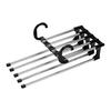 Yousheng Pants Hanger Trousers Rack Strong Load-bearing Foldable Design Anti-Slip 5-Layer Clothes Hanger Scarf Holder Wardrobe Organizer