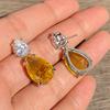 Xiaomi Huitan Sparkling Women Drop Earrings Inlaid Shining White/Yellow CZ Fashion Party Wedding Versatile Accessories Jewelry Gift