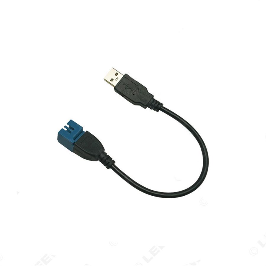 Автомобильный аудиовход Media Data Wire 2.0 USB к Mini USB порту Кабель-адаптер для Nissan Ford Series USB AUX Transfer
