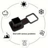2 Inch Automotive Tow Hitch Cover Heavy Duty Rubber Tube Plug for Towing Accessories Square Receiver Dust Protection Cap
