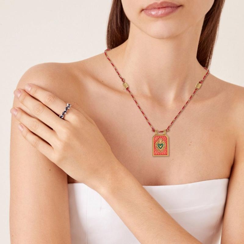 Позолоченное ретро ожерелье с картой Таро Элегантное ретро ожерелье с картой Таро с изящными узорами для повседневной носки и вечеринок