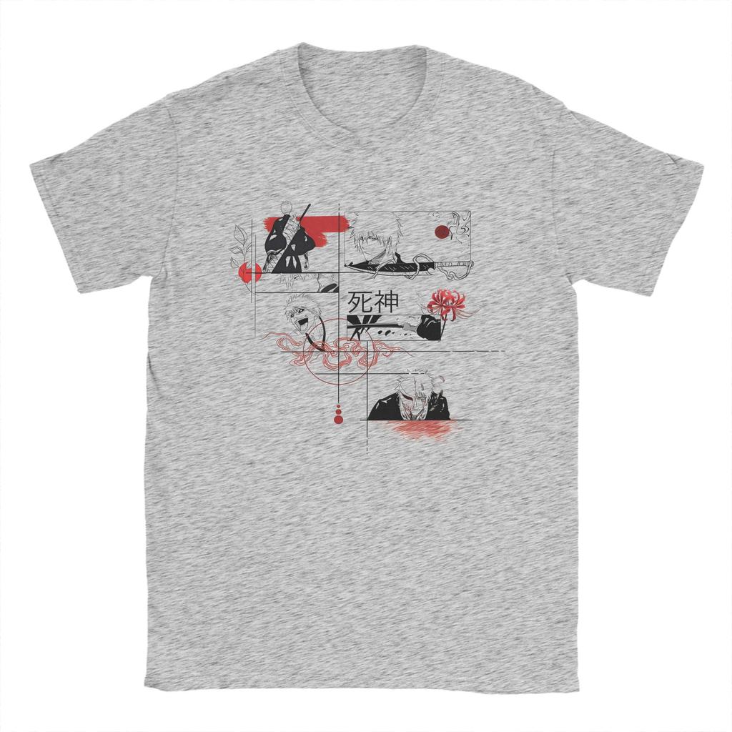 Bleach T-Shirt Summer Classic T Shirts 100 Cotton Fashion Tee Shirt For Mens Short-Sleeved Custom DIY Clothes