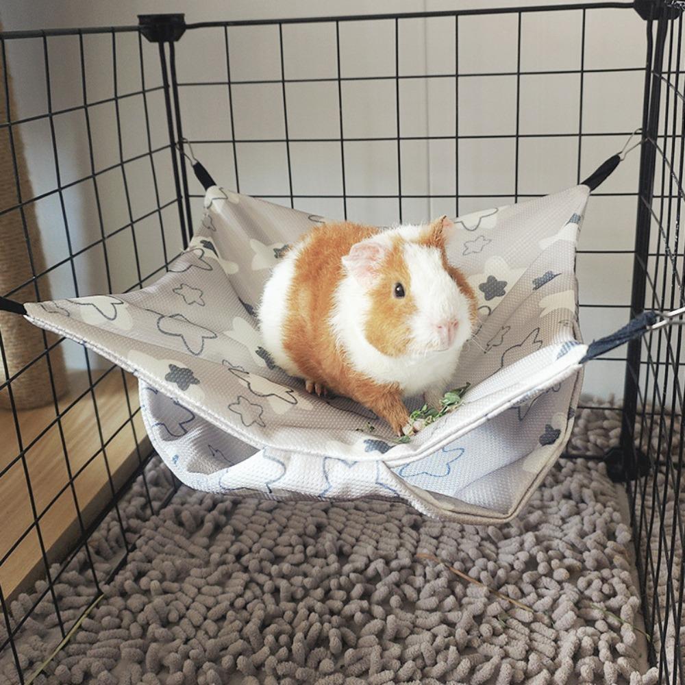 Летняя Охлаждающая Подвесная Кровать для Хомяка Дышащий Спальный Мешок для Белки Сахарный Посум Белка Хорек