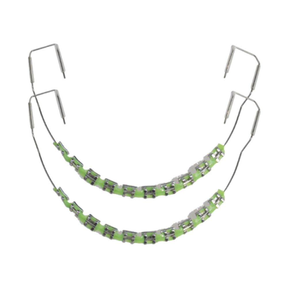 Новые Металлические Брекеты Стоматологические Накладные Брекеты с/без Коробки для Хранения Цветные Стоматологические Декоративные Брекеты Стоматологическое Модное Украшение Стоматологический Инструмент