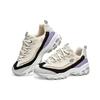 Skechers DLites 1.0 Плюшевый Медведь Ткань Кожа Спортивная Мода Амортизирующие Прочные Низкие Повседневные Кроссовки Женская кроссовка 896148-MLT