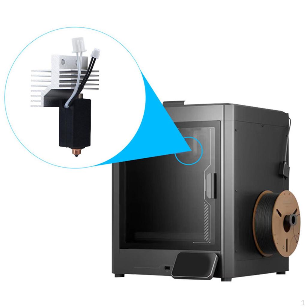 Запчасти для экструдера 3D-принтера, горячий конец, печатающая головка, замена, компактные высокотемпературные аксессуары, инструмент