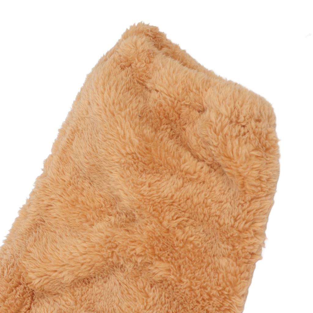 Зимние пушистые носки выше колена для дома, мягкие, толстые, дышащие, плюшевые чулки, гетры