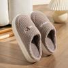 Cotton Slippers Women Spring Autumn Winter Indoor Home Use Non-slip Warm Home Couple Plush Winter Men