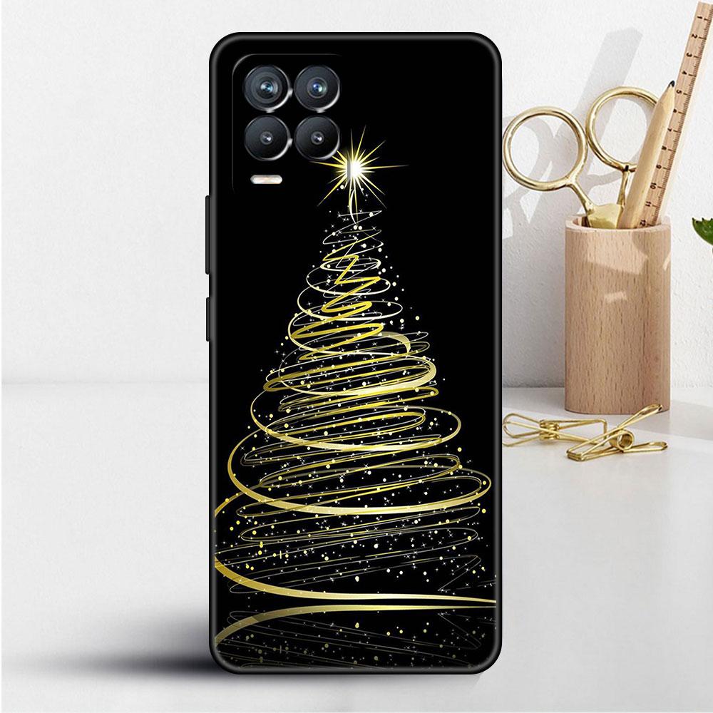 Чехол для Realme 8 C21y GT Neo 2 3 8i C21 7 C11 6 C12 C35 C3 GT 9 Pro C12 Master Funda Чехол для телефона Веселая рождественская елка Олень