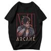 Мужская футболка Arcane Сезон 2 Vi Подарки Y2K Графические футболки Унисекс Одежда Футболки