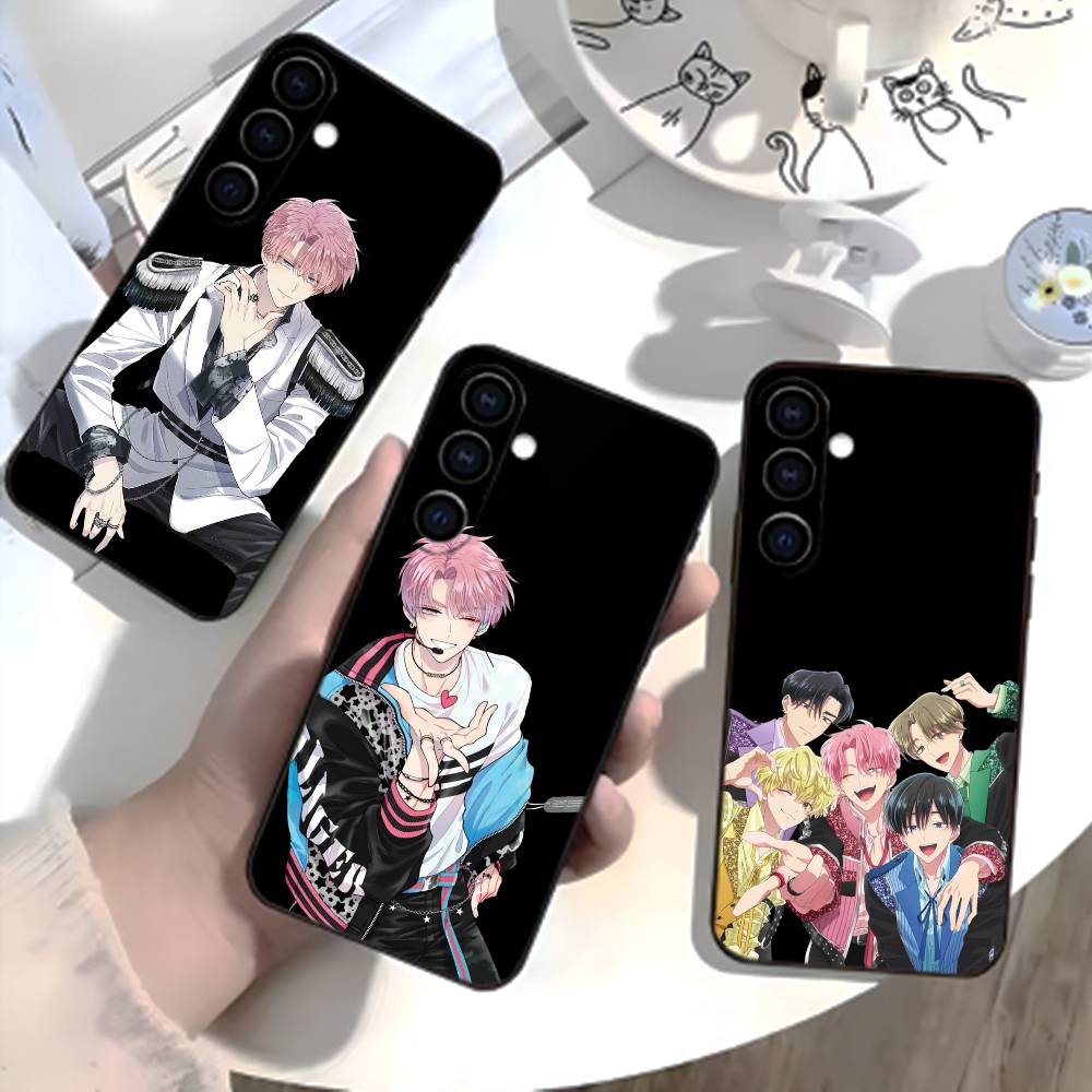 Чехол для телефона N-Tamon B-Side для Samsung Galaxy A73, A21s, A22, A31, A52, A53, A71, A41, Мягкий черный корпус