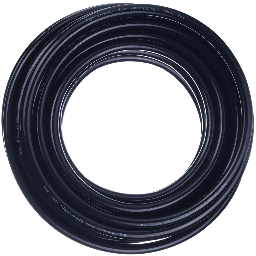 Rosfix Wąż Wysokociśnieniowy 10m Quick Connect – System Click Connect | Oplot Nylonowy | Ciśnienie Max 200 Bar