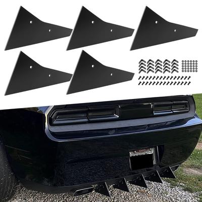 Задний диффузор 5 ребер Комплект Dodge Challenger SXT SRT RT