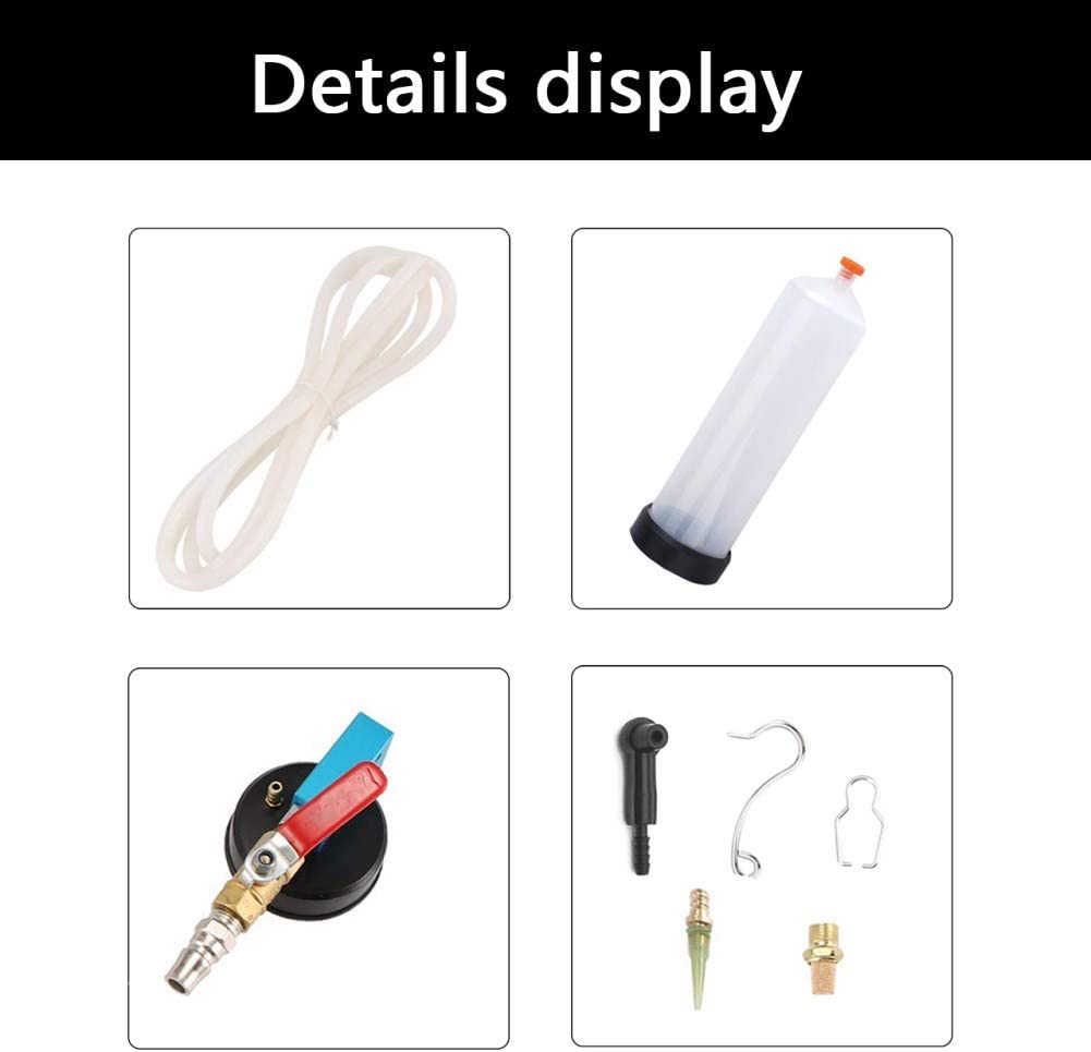 Car Brake Fluid Extractor Power Steering Oil Change Replacement Tool Clutch Fluid Drained Bleeder Tool Equipment Kit Size A / B
