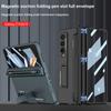 Чехол-держатель для ручек с магнитным шарниром для Samsung Galaxy Z Fold 4 5g Fold 4, жесткий чехол-подставка с кронштейном, чехол с боковым слотом для ручки (Нет S Pen )