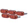 5 Pcs Trailer Marker Lights Durable Anticorrosion Good Tightness LED Car Truck Trailer for Clearance Lamp