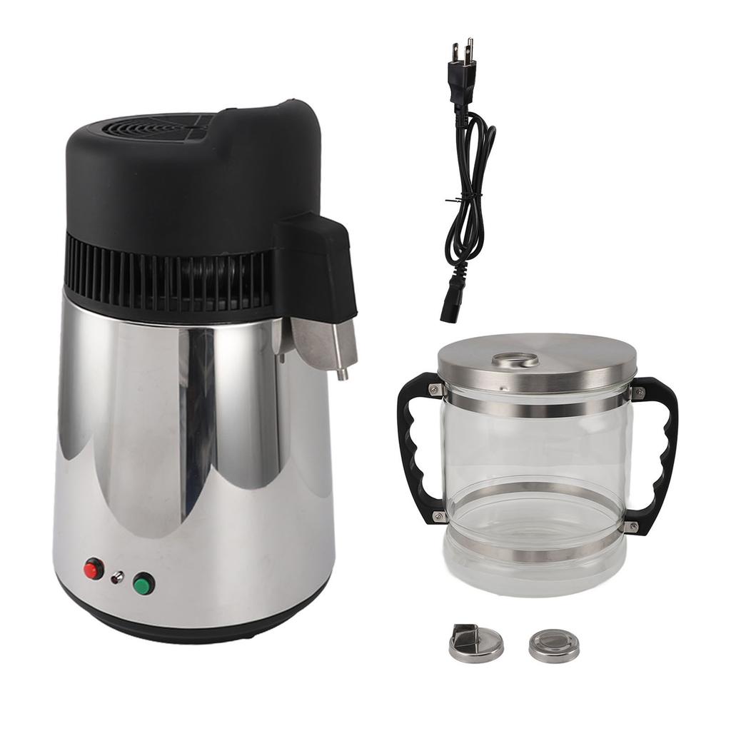 1.6 Gallon/6L Countertop Water Distiller Fully Automatic Home Distilled Water Maker Machine with