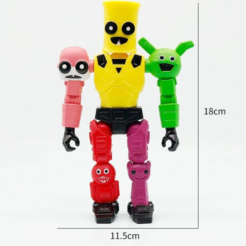 Pizzy's Parlor Pvc Robot Chef Figure With Movable Joints For Collectible Toy Display