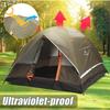 4-местные двухслойные палатки, водонепроницаемые, устойчивые к ультрафиолетовому излучению, для семейного отдыха на природе, рыбалки, охоты, вечеринки, кемпинга, палатки для путешествий