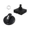 3-Speed 4-Position Rotary Switch Knob 10A~250V AC 10A Fan Heater Speed Selector