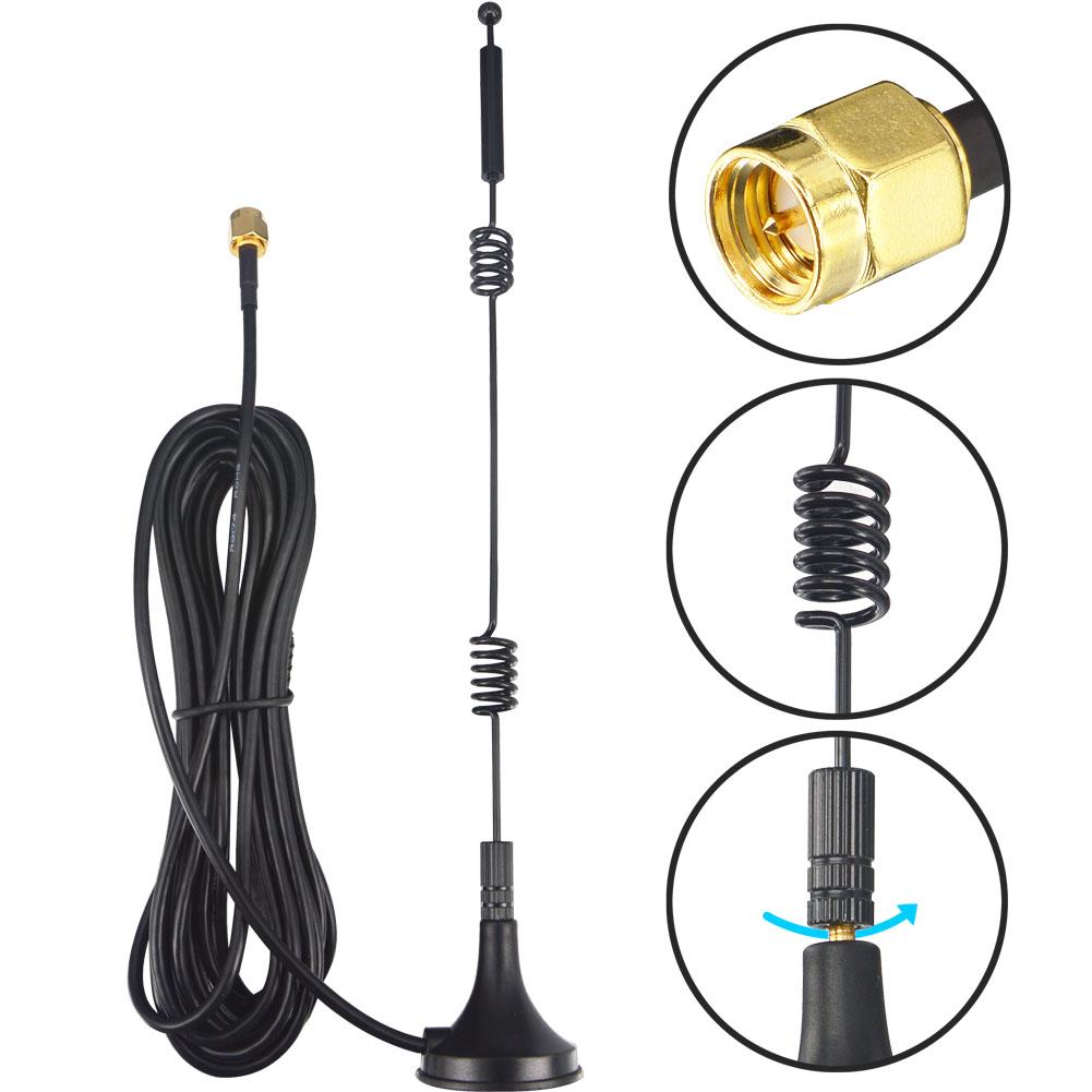 Антенна 12 дБи, 1 шт., двухдиапазонное магнитное основание 2,4G/5,8 ГГц, 1 шт.