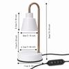 Metal Base Candle Lamp Wax Melting Desk Lamp Vintage Table Lamp  Office
