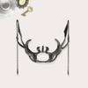 Металлическая полумаска Yousheng с цепочкой для лица, аксессуары, маска эльфа, костюм для косплея, реквизит для карнавала, бара, маскарадного костюма на Хэллоуин