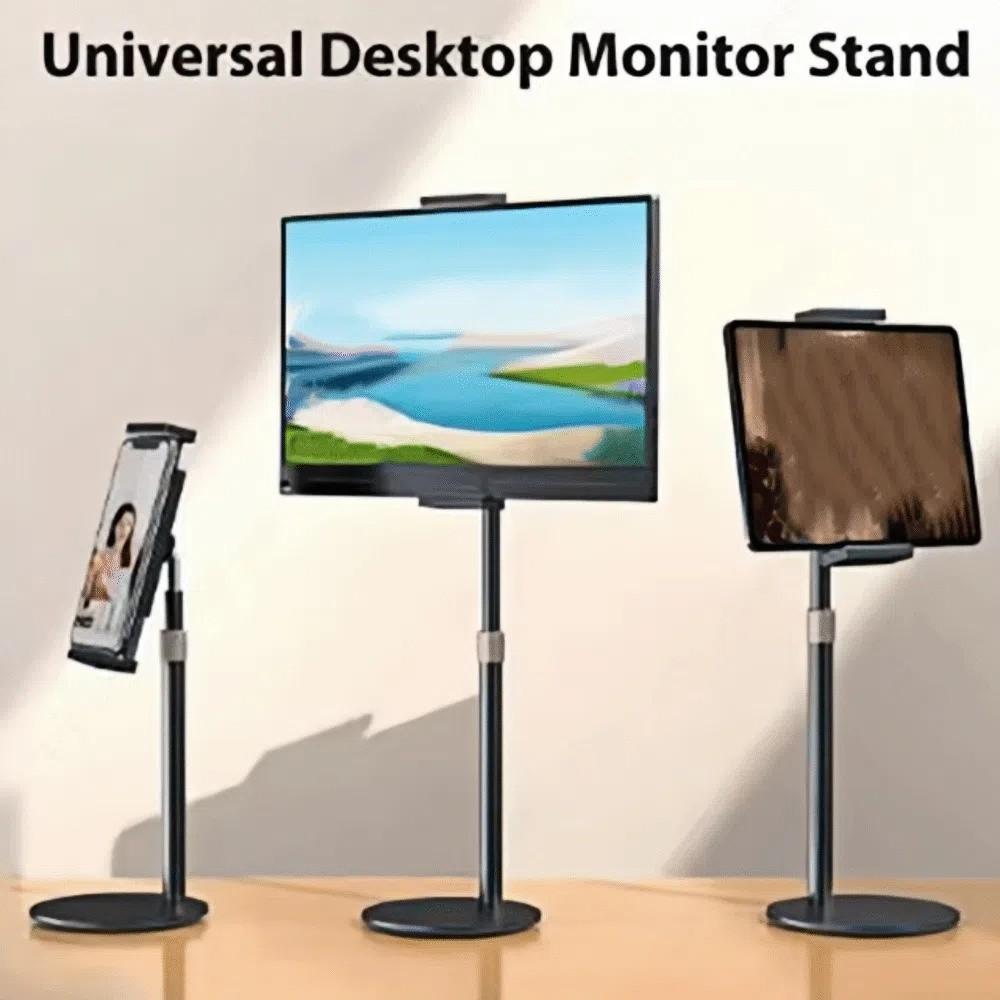 Rotating Portable Monitor Stand Adjustable Height Mobile Phone Holder Vertical Tablet Stand  Tablet