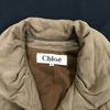 Chloe /Пальто из кожи ягненка/Женское 42/Объемный воротник/Замша/Скрытые пуговицы/Подол на кулиске/Блузон/Верхняя одежда(ИСПОЛЬЗОВАЛ)