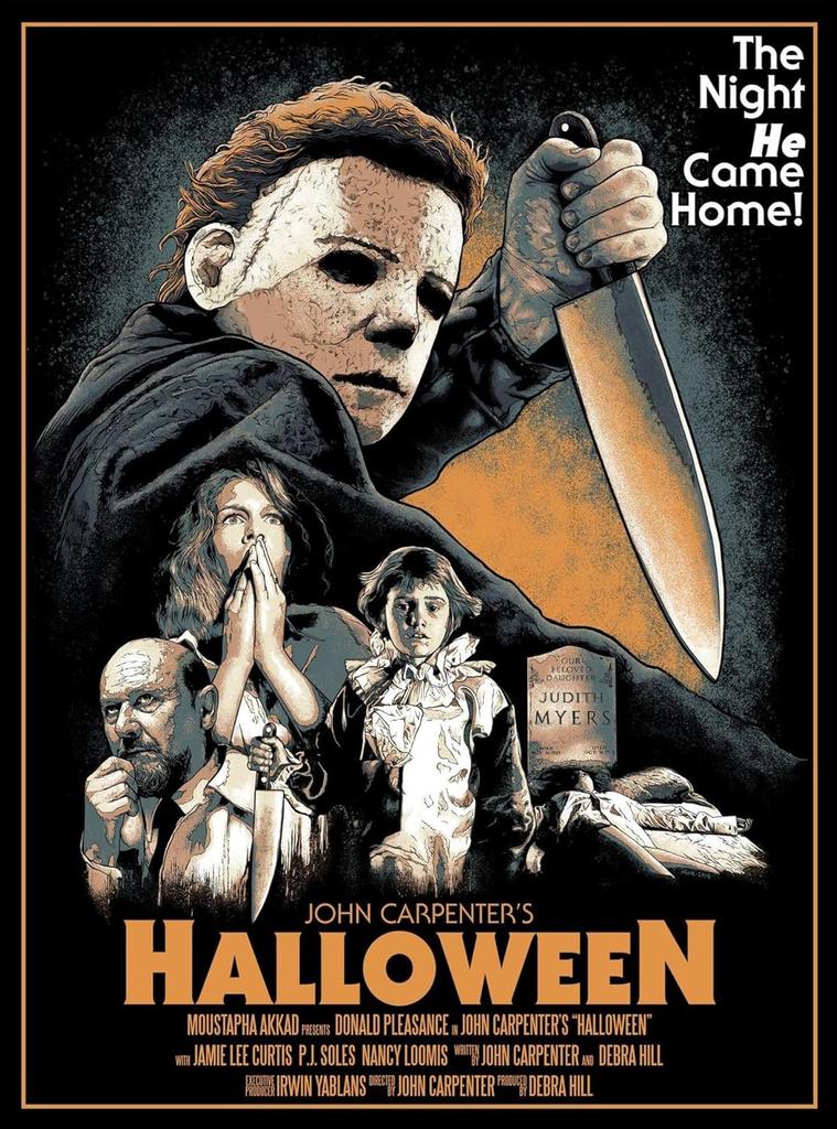 Vintage Halloween Horror Film Movie Aluminium Metal Tin Sign Home Poster Bar Pub Decoraluminum