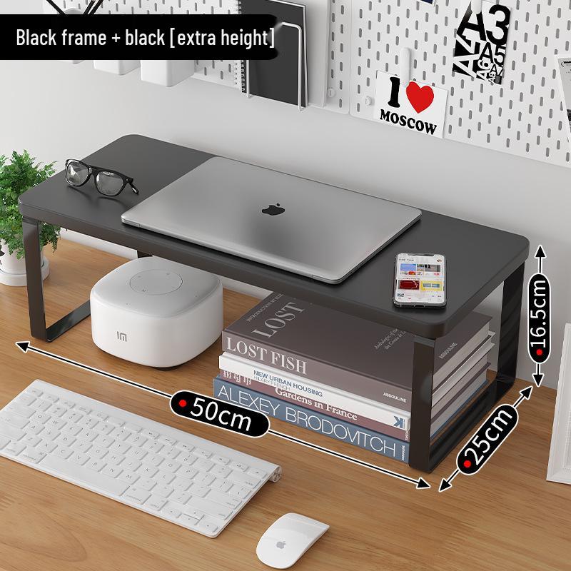 Деревянная настольная подставка-органайзер для ноутбука/монитора