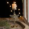 Decorative Xmas Tealight Holder Elk Christmas Candlestick  Wedding Party