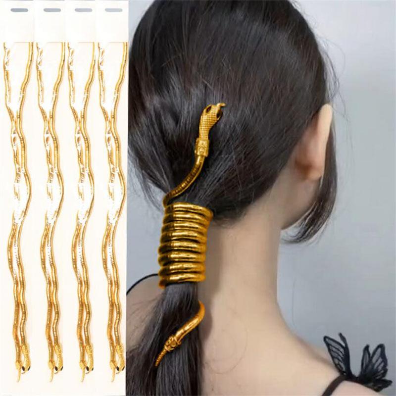 Dark Earth Cool Snake Necklace Men and Women European and American Style Exaggerated Niche Personality Design Sense Adjustable