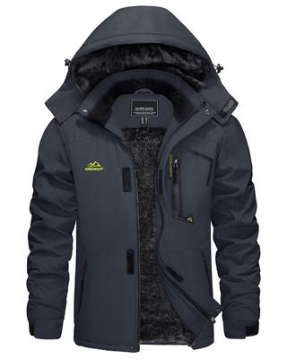 Флисовая куртка для холодной погоды Mountain Outdoor Windproof Soft Shell Snowboard Gray JP M [KEFITEVD] Мужская одежда, Подкладка, Парка, Военная, Куртка, Куртка,