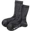 Mizuno Breath Thermowool Outdoor Travel Charcoal Sizes Cm Women's Mid-Weight Socks, Wear, B2JX9702, Gray, 22.0-24.0