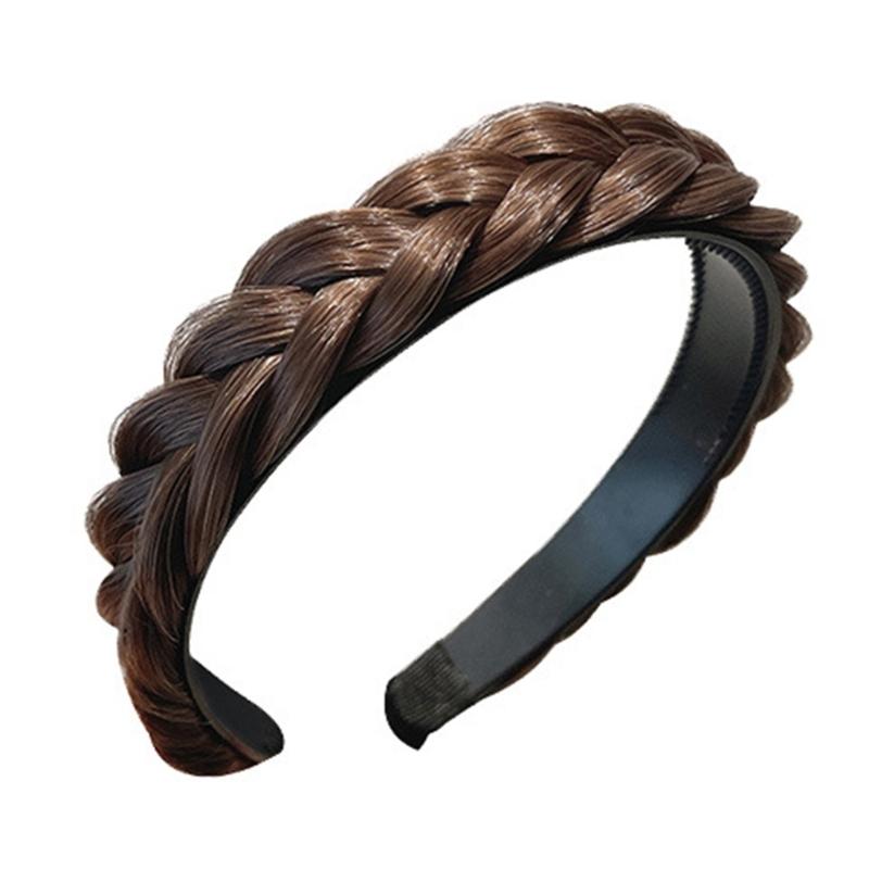 Плетеные повязки на голову Унисекс Повязка для волос Стильный головной убор Полиэстер Женские повязки на голову для повседневного использования