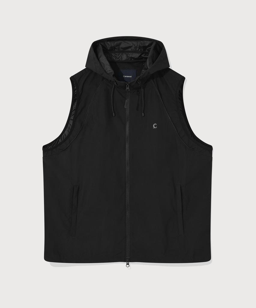 Covernat Pertex Detachable Windbreaker Jacket Black