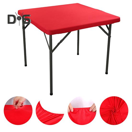 Квадратная накидка на стол 33,8 x 33,8 дюйма, эластичная скатерть, коктейльная накидка