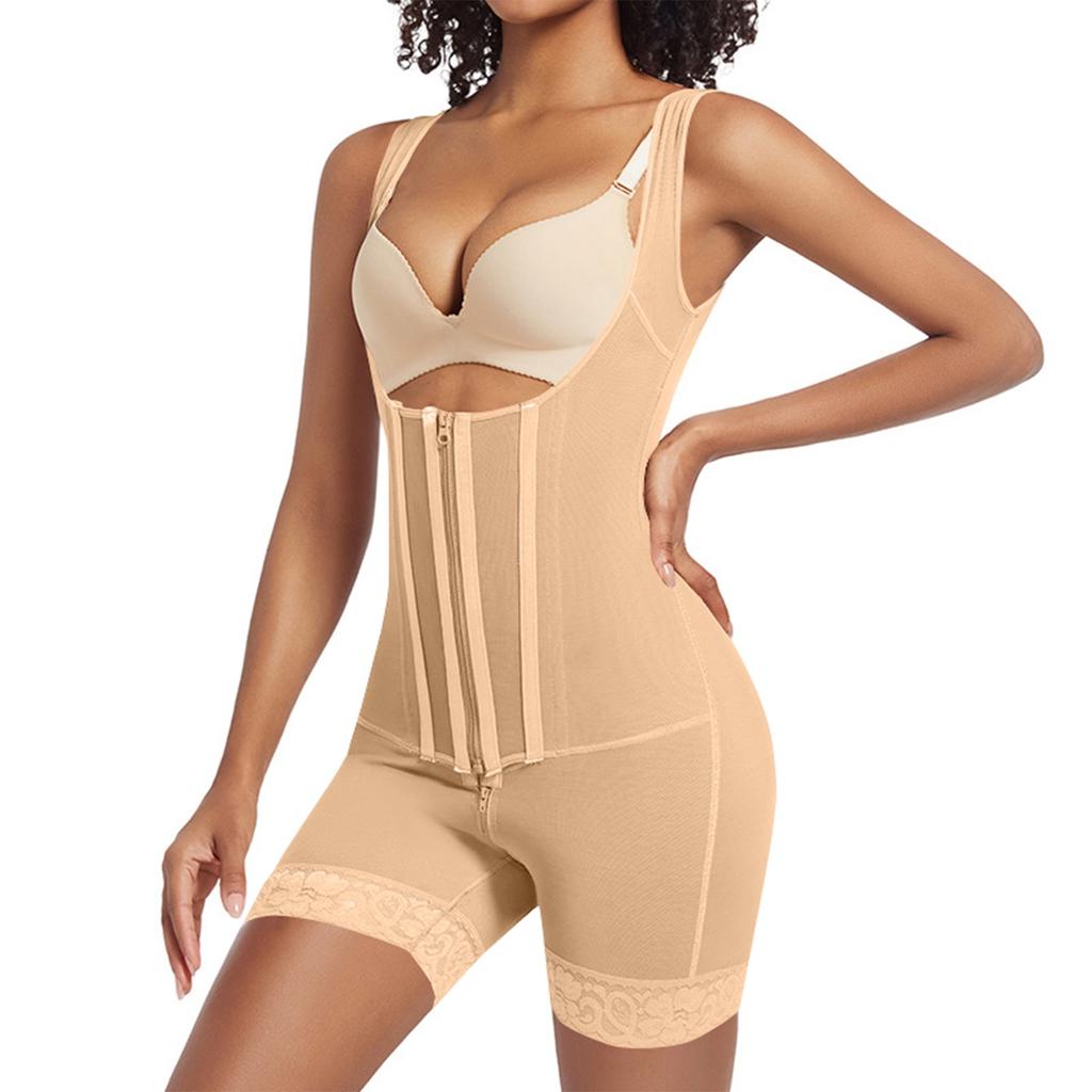 Женский цветной корректирующий топ с узкой талией Боди для формирования живота