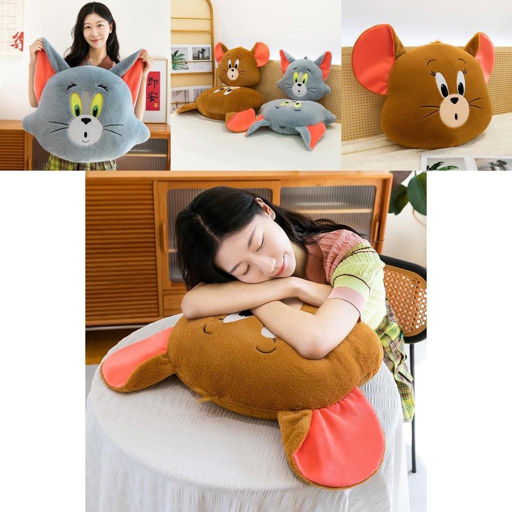 Tom And Jerry Cartoon Plush Cushion Pillow For Office Rest And Sleep