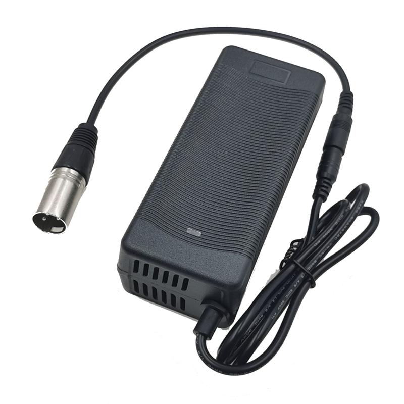 42V 3A Charger for 36V Lithium Battery Charger Lithium Battery Pack Plug 3P XLR High Quality Connector