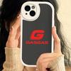 Красный чехол для телефона на мотоцикл G-GasGas для iPhone 16 15 14 13 12 11 Pro Max Plus Кожаный мягкий чехол