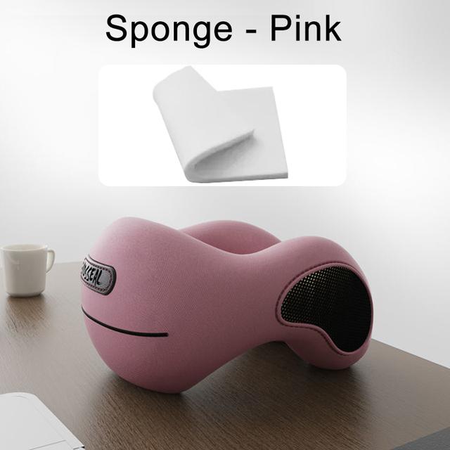 2 в 1 подушка для шеи из пены с эффектом памяти, подушка для путешествий с медленным отскоком, студенческая офисная подушка для сна, подушка для путешествия в самолете, подголовник, массажные подушки для шеи