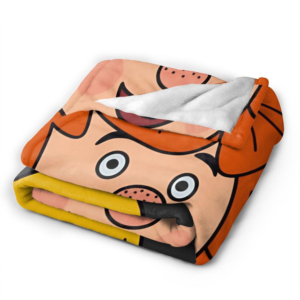 Warm Soft BlanketsGirls Boys Decorative P-Pumuckl Bedding Throws Flannel Bedspread For Couch Chair Fluffy Sofa Bed Cover