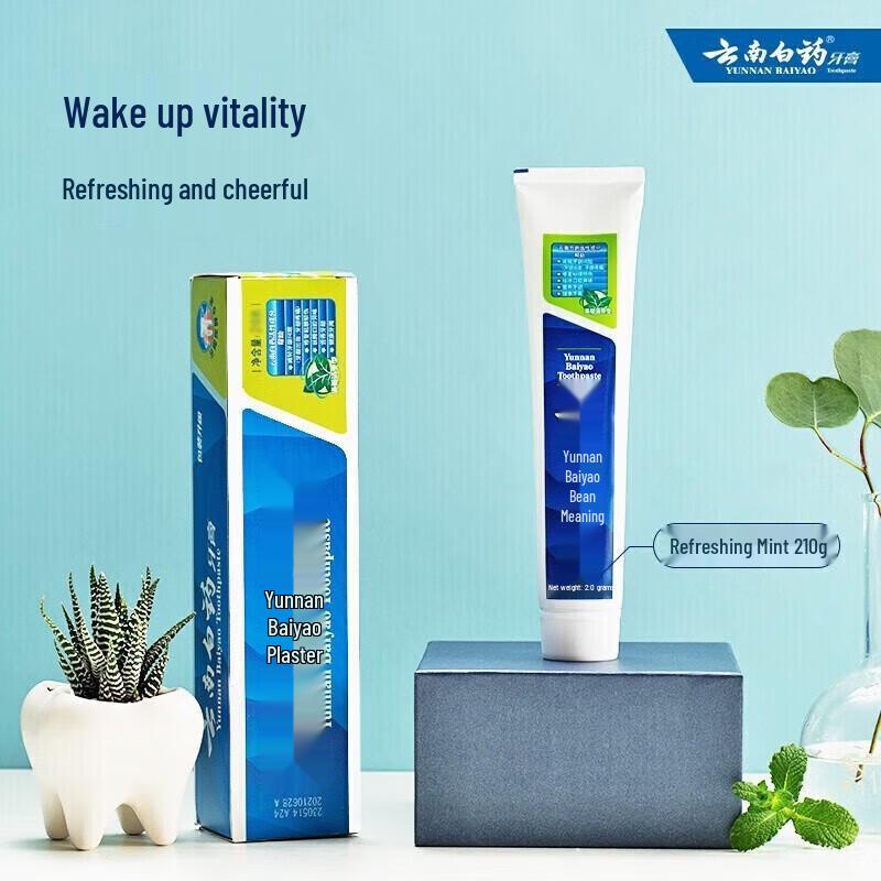 Зубная паста Yunnan Baiyao с мятой для ухода за зубами