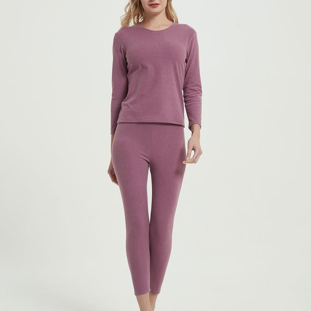 Женские ультрамягкие комплекты термобелья Long Johns с флисовой подкладкой