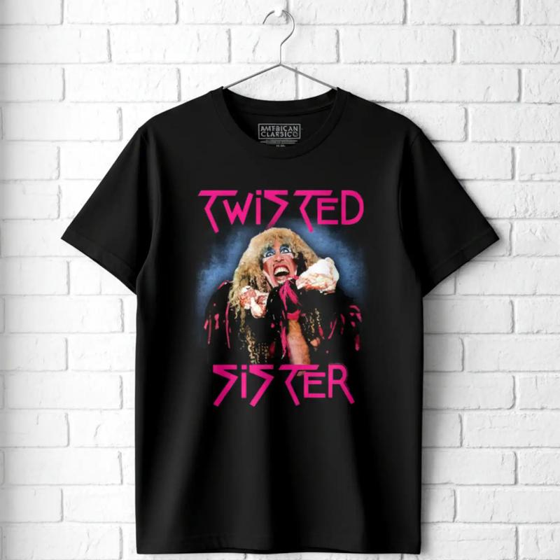 Twisted Sister Stay Hungry Album Unisex T-Shirt Dee Snider Singer Glam Rock Band